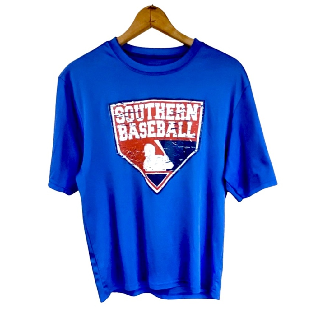 A4 Southern Baseball Custom Graphic Cooling Performance Jersey #45 Crew T-Shirt